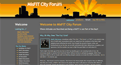 Desktop Screenshot of misfitcityforum.com