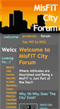 Mobile Screenshot of misfitcityforum.com