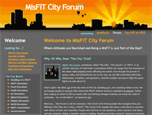 Tablet Screenshot of misfitcityforum.com